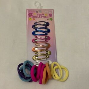 Capelli Hair Clips and Hair Ties Set